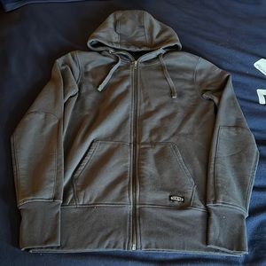 Charcoal zip up Keen hoodie